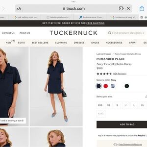 Pomander Place Classic Navy Dress